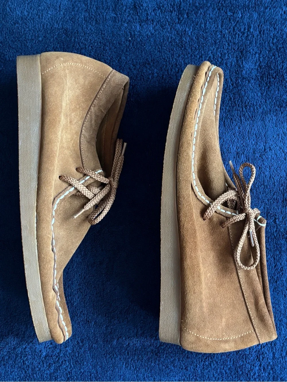 Men's Suede Moccasin Loafers in Brown
